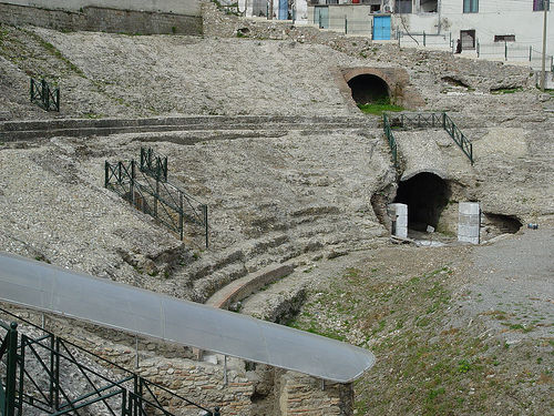 Romeinse Amfitheater in Dürres, Albanië